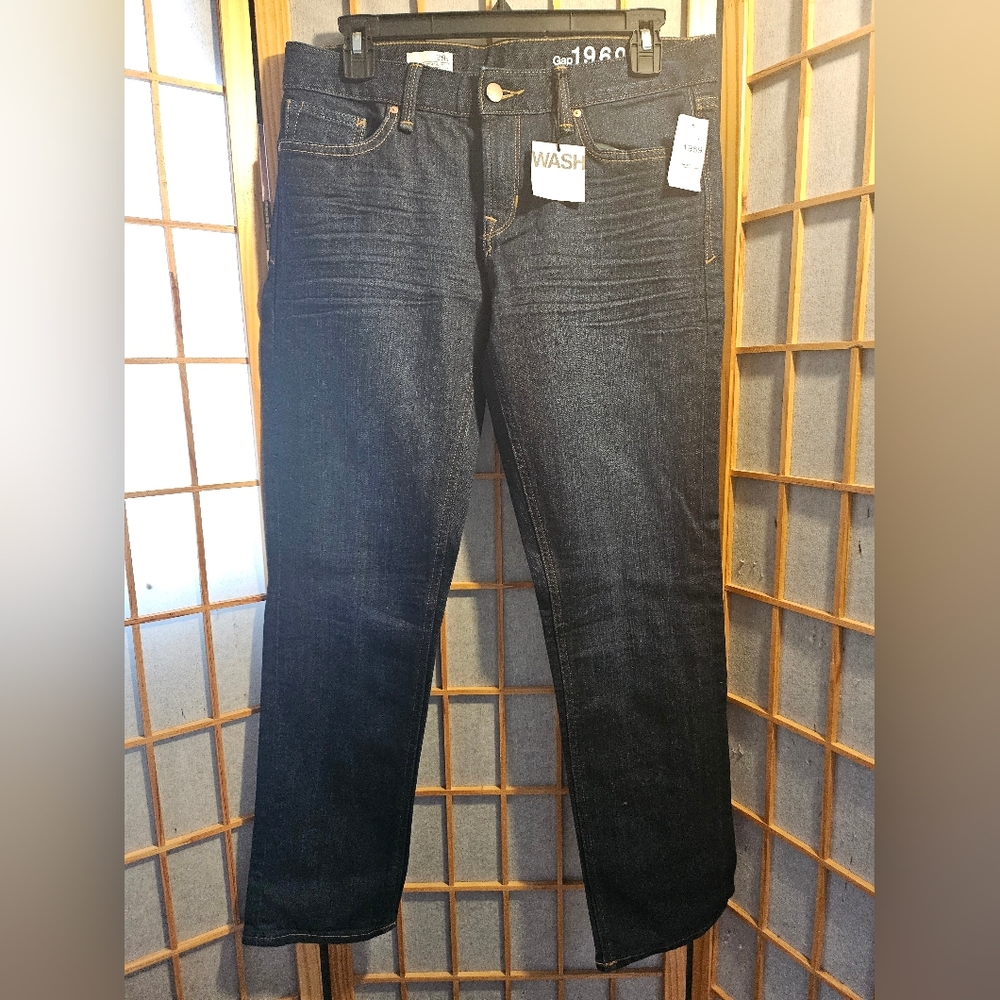 GAP Dark Blue Women's Straight Jeans